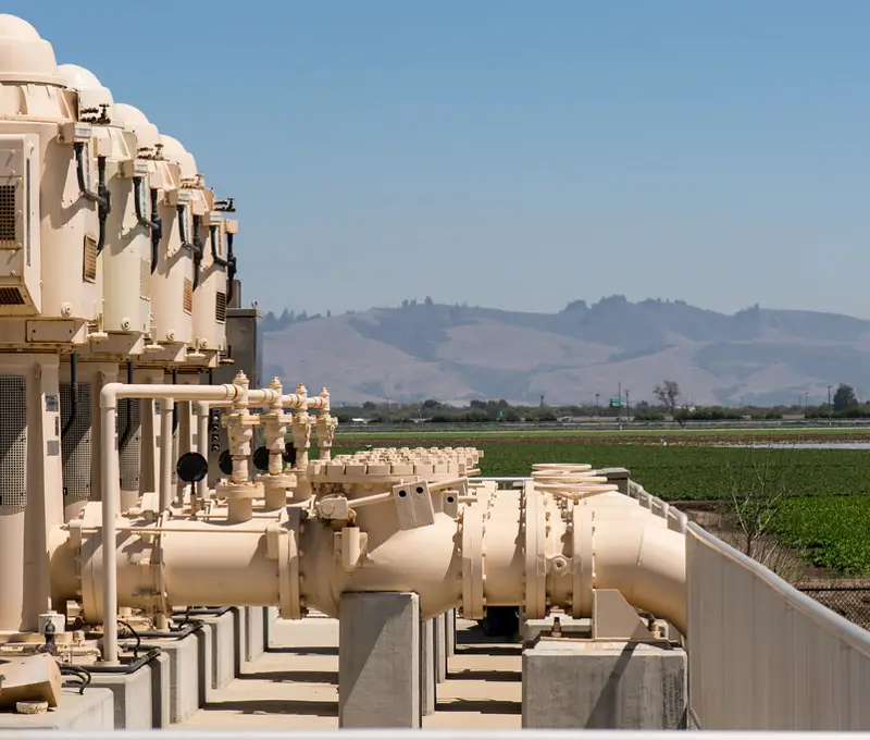 Water pumping and transmission infrastructure